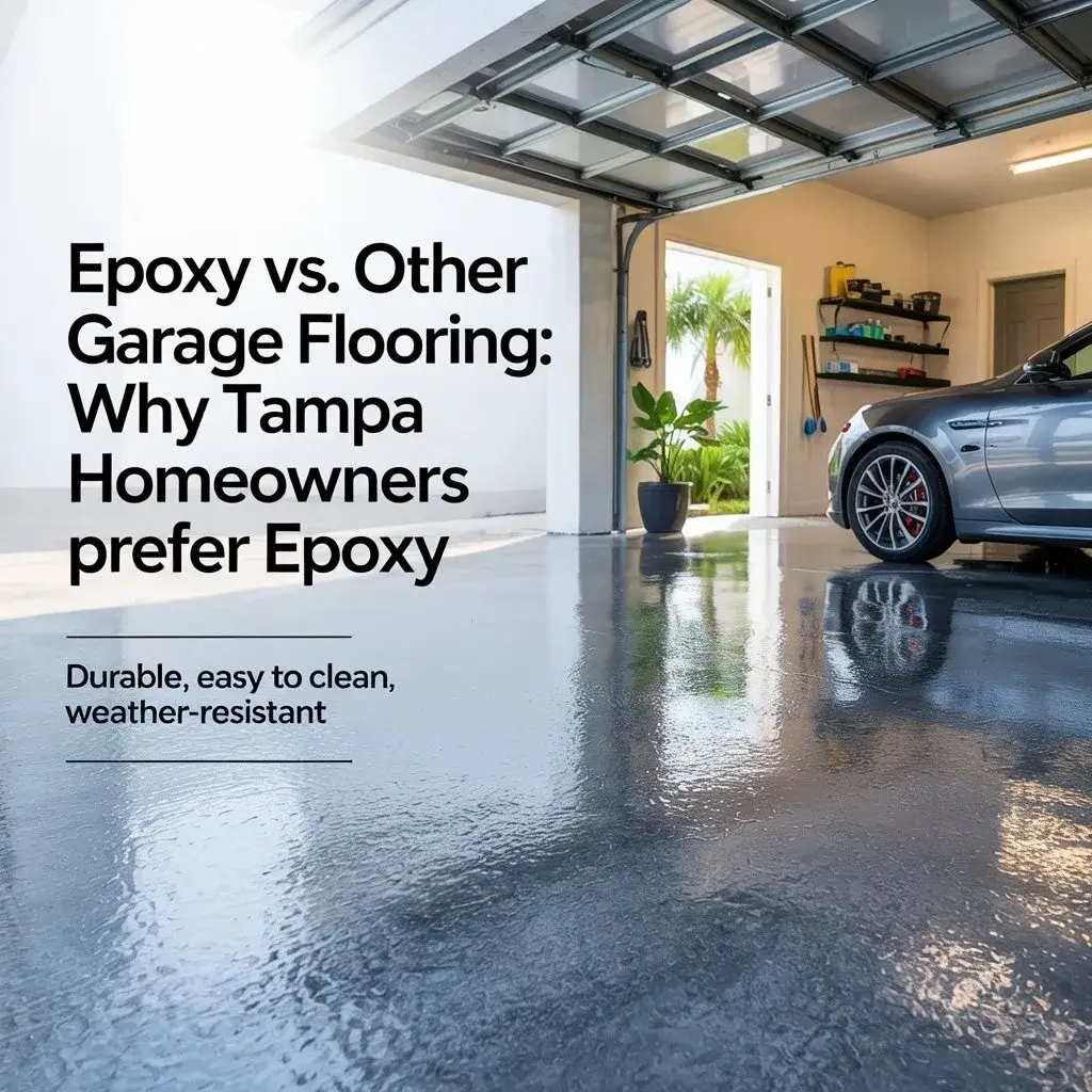 a car parked in a garage